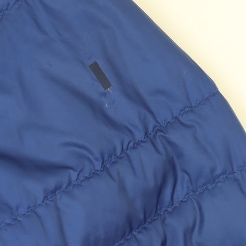 Hugo Boss Men's Blue 54 Regular Fit Quilted Puffer Jacket