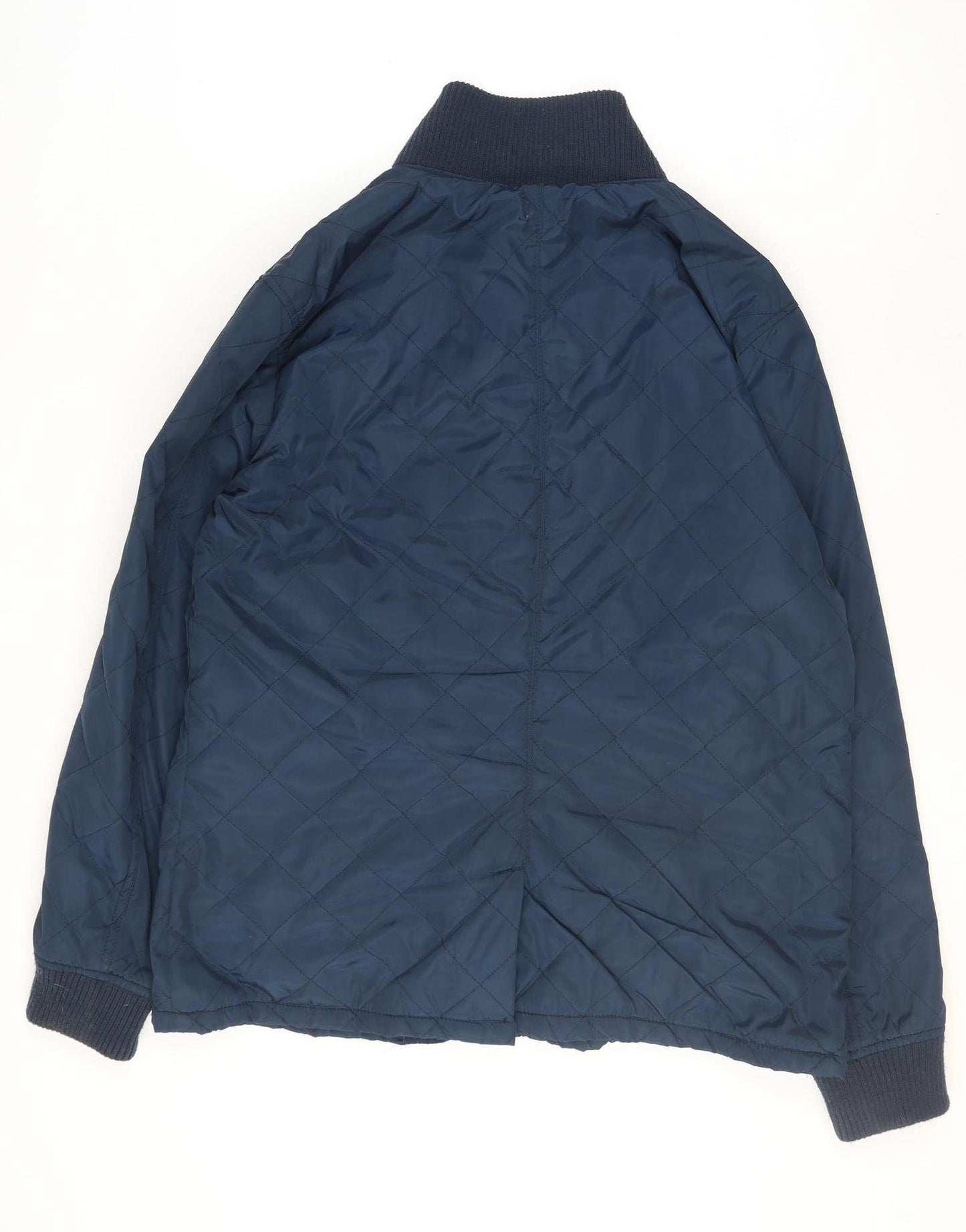 Peter Werth Men's Blue Quilted Jacket XL Regular Fit Casual