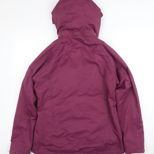 Hi Gear Women's Purple Waterproof Hooded Jacket Size 14
