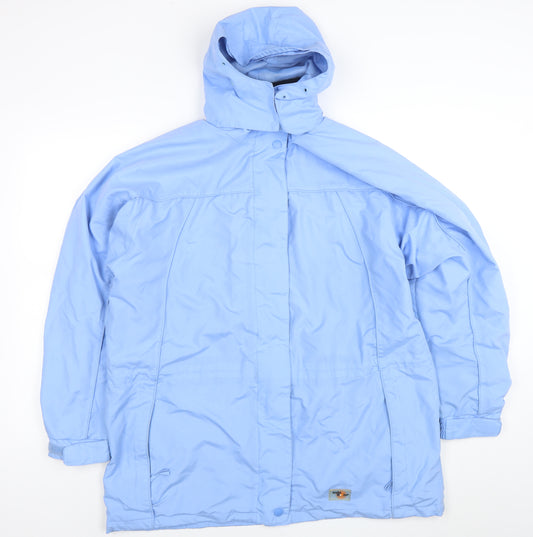 Arctic Storm Men's Blue L Hooded Waterproof Parka Jacket
