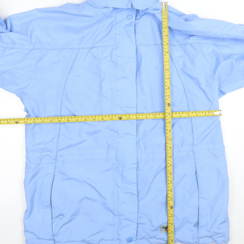 Arctic Storm Men's Blue L Hooded Waterproof Parka Jacket
