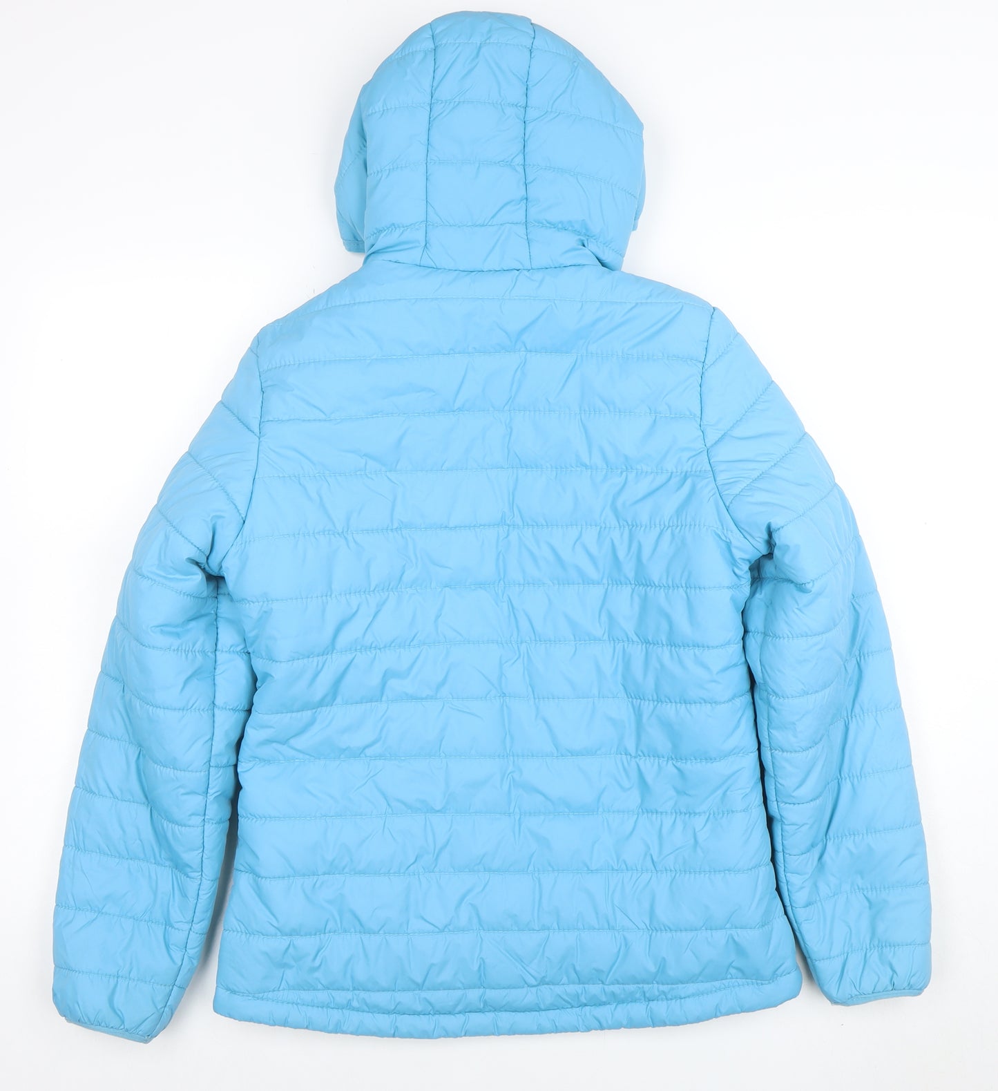 Peter Storm Womens Blue Lightweight Hooded Puffer Jacket Size 10