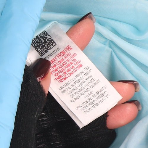 Peter Storm Womens Blue Lightweight Hooded Puffer Jacket Size 10