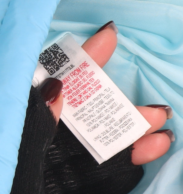 Peter Storm Womens Blue Lightweight Hooded Puffer Jacket Size 10