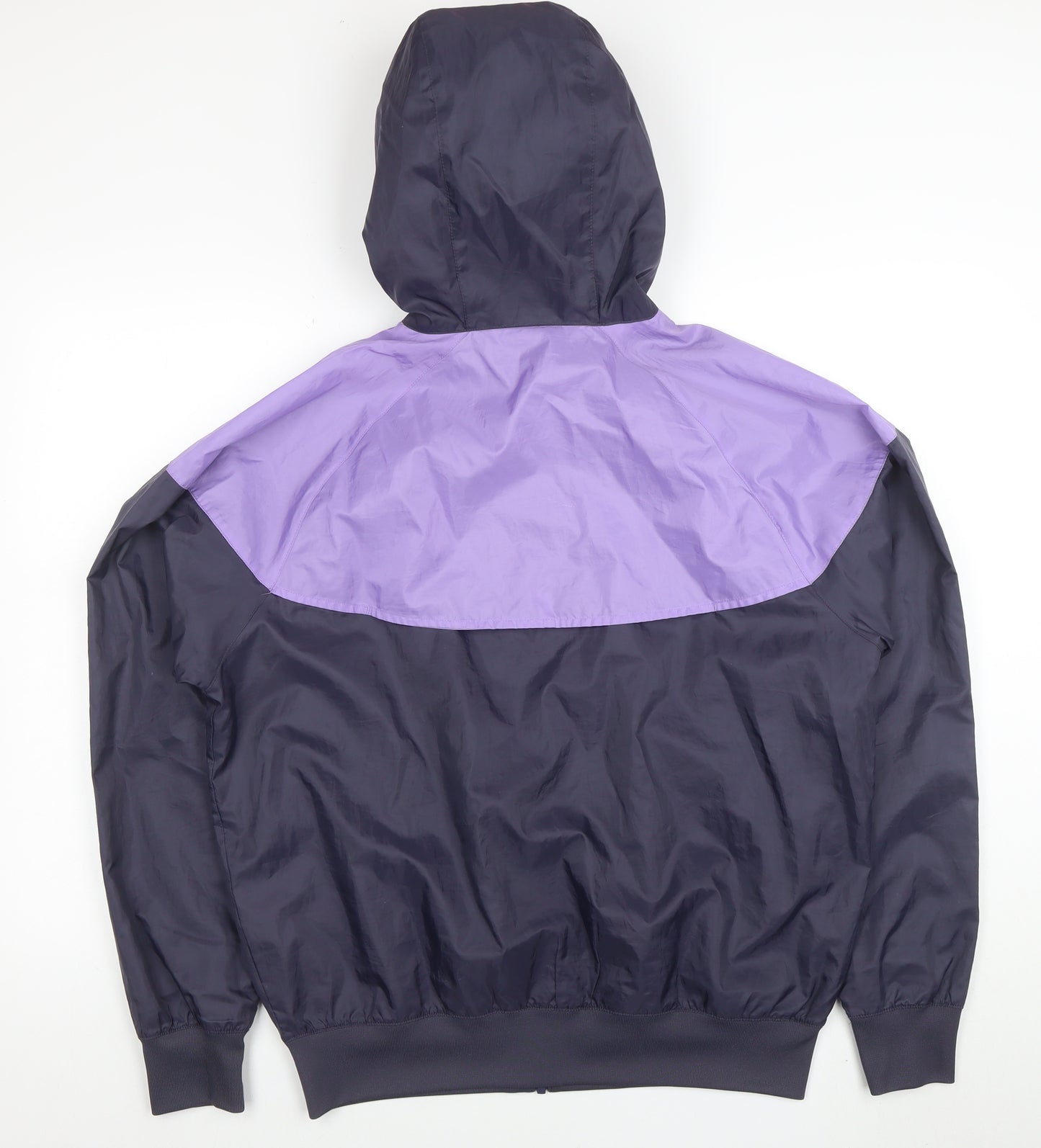 Nike Women's Purple Windbreaker Hooded Jacket Size S