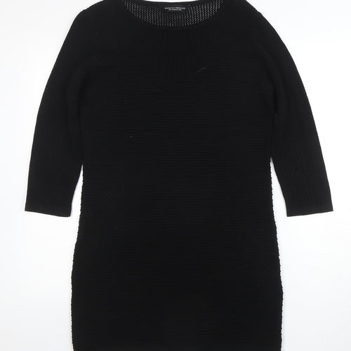 Dorothy Perkins Women’s Black Size 12 Bodycon Knit Dress