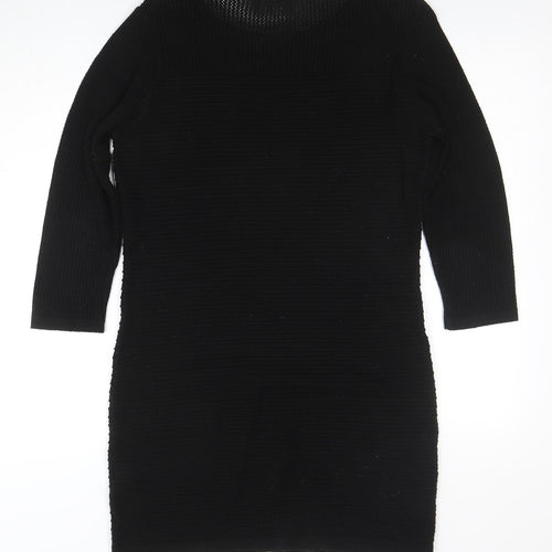 Dorothy Perkins Women’s Black Size 12 Bodycon Knit Dress