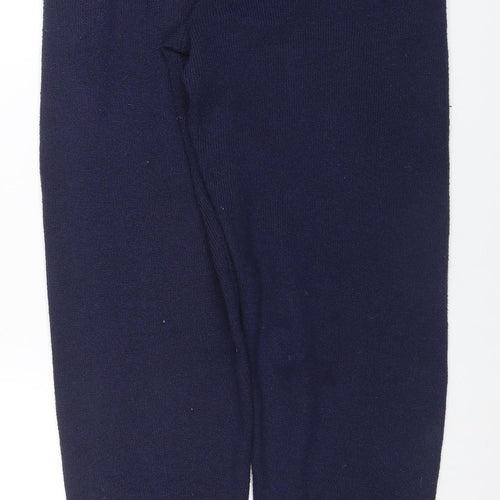 Jack Wills Womens Blue Knit Jogger Trousers Size 10