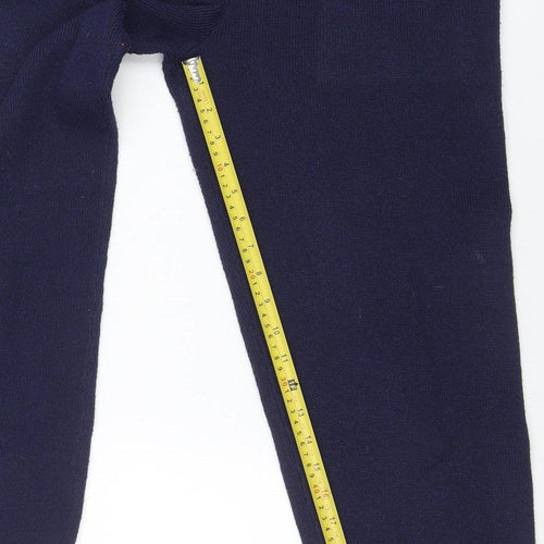 Jack Wills Womens Blue Knit Jogger Trousers Size 10