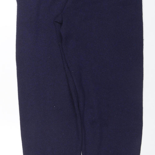 Jack Wills Womens Blue Knit Jogger Trousers Size 10