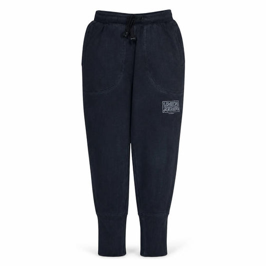 Front view of Under Armour Men's Black Jogger Trousers, size M, Fleece ColdGear