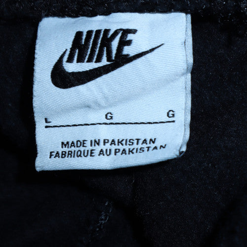 Nike Mens Black L Regular Fit Jogger Trousers with Side Stripe