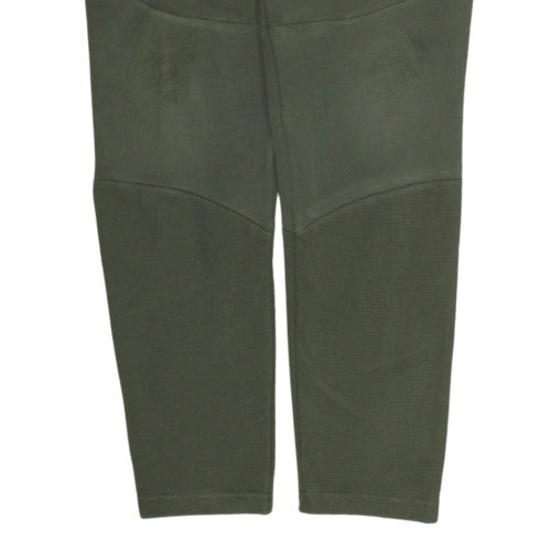 Puma Men's Green Jogger Sweatpants Fleece Slim Fit Size S