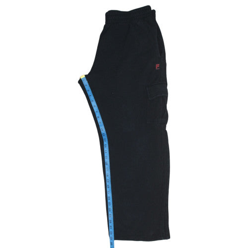 Fila Men's Black Fleece Jogger Trousers L Comfortable Sportswear