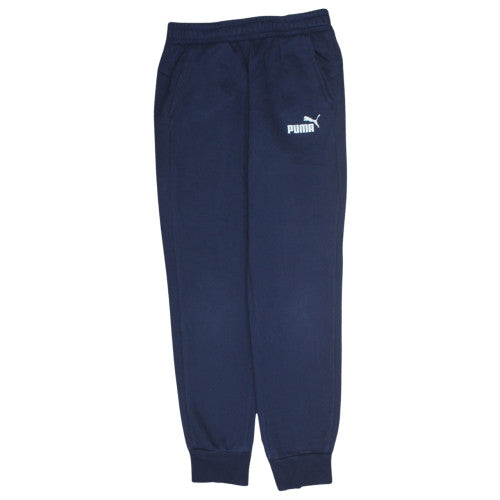 Puma Men's Blue Jogger Sweatpants Fleece Trousers Size S