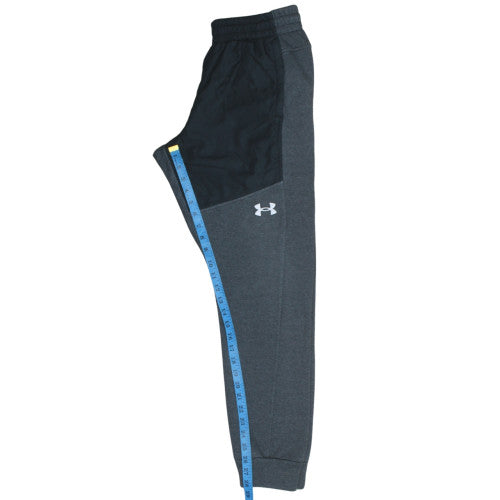 Under Armour Men's Grey Jogger Sweatpants M Elastic Waist Pockets