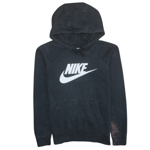 Nike Men's Black Pullover Hoodie Small Graphic Logo Sportswear