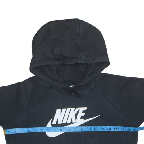 Nike Men's Black Pullover Hoodie Small Graphic Logo Sportswear