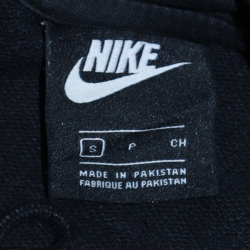 Nike Men's Black Pullover Hoodie Small Graphic Logo Sportswear
