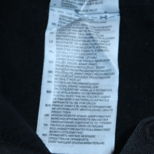 Adidas Womens Black Pullover Hoodie Size S with Logo Graphic