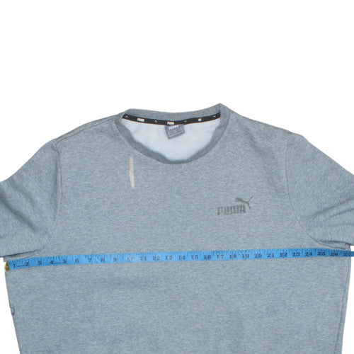 Puma Mens Blue XXL Crew Neck Pullover Sweatshirt