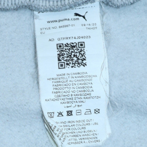 Puma Mens Blue XXL Crew Neck Pullover Sweatshirt