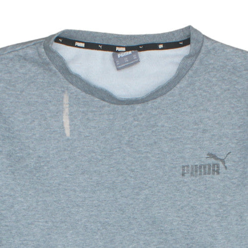 Puma Mens Blue XXL Crew Neck Pullover Sweatshirt