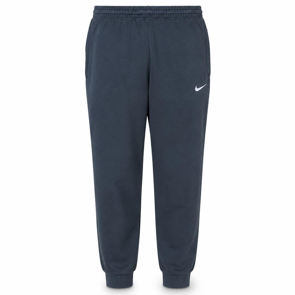 Front view of Nike Men's Blue Jogger Fleece Activewear Trousers M Regular Fit