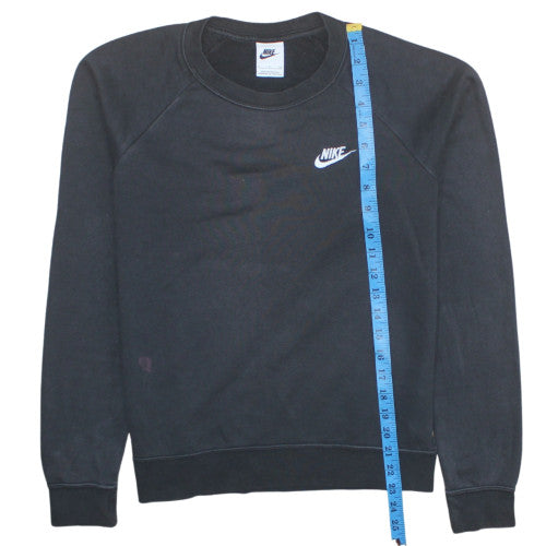 Nike Men’s Black Crew Neck Pullover Sweatshirt Size S Regular Fit