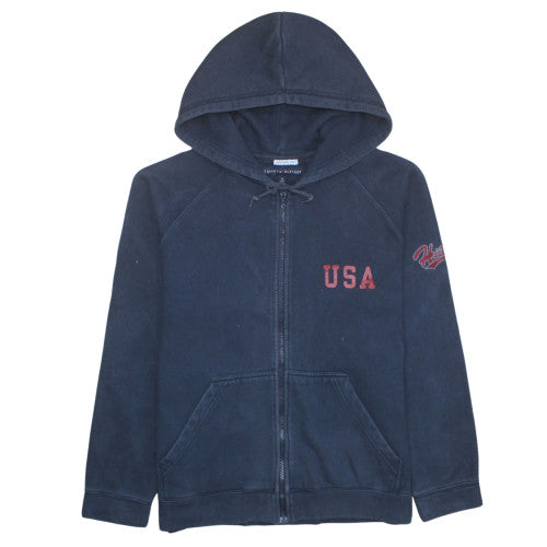 Tommy Hilfiger Men's Blue Full Zip USA Hoodie Size M