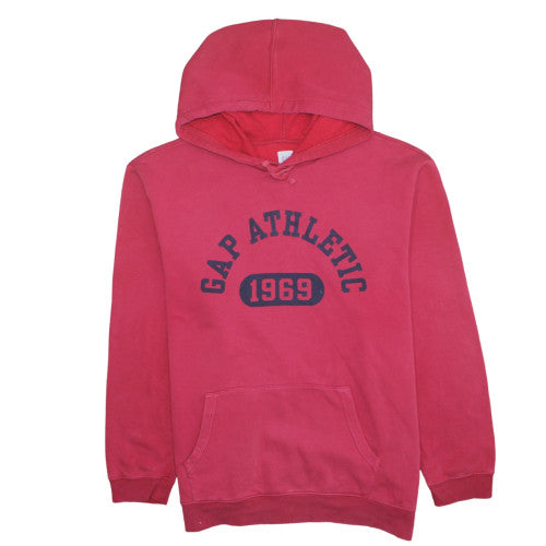 GAP Men's Red XL Pullover Hoodie Fleece Graphic Sweatshirt
