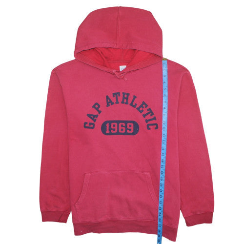 GAP Men's Red XL Pullover Hoodie Fleece Graphic Sweatshirt