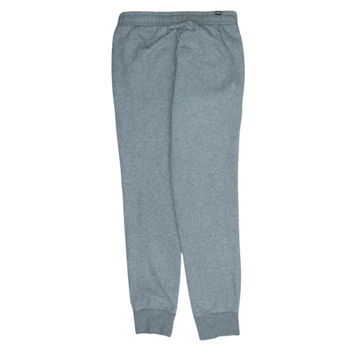 Puma Men's Grey Jogger Sweatpants M Regular Fit Fleece Tapered