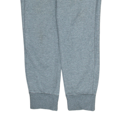 Puma Men's Grey Jogger Sweatpants M Regular Fit Fleece Tapered
