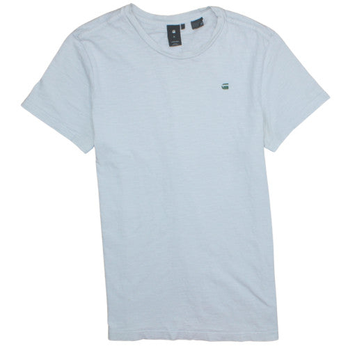G-Star RAW Men's White Cotton Crew Neck Short Sleeve T-Shirt M
