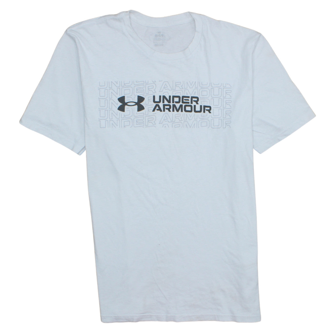 Under Armour Men's White Medium Sports Graphic Logo T-Shirt
