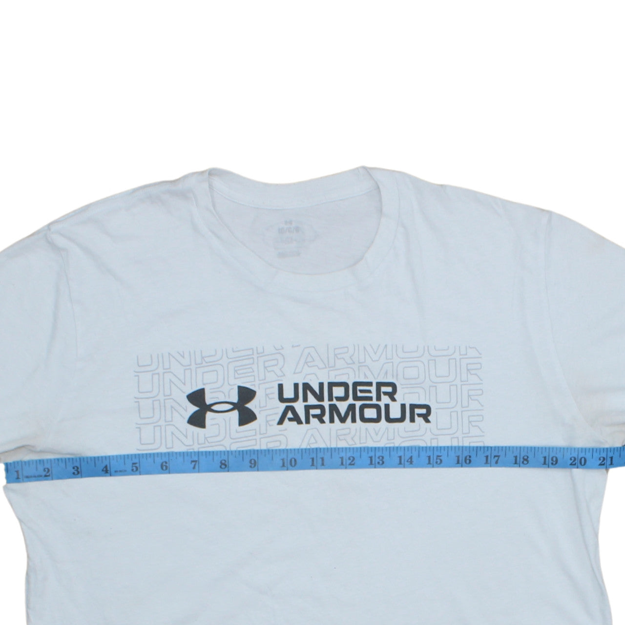 Under Armour Men's White Medium Sports Graphic Logo T-Shirt