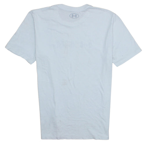 Under Armour Men's White Medium Sports Graphic Logo T-Shirt