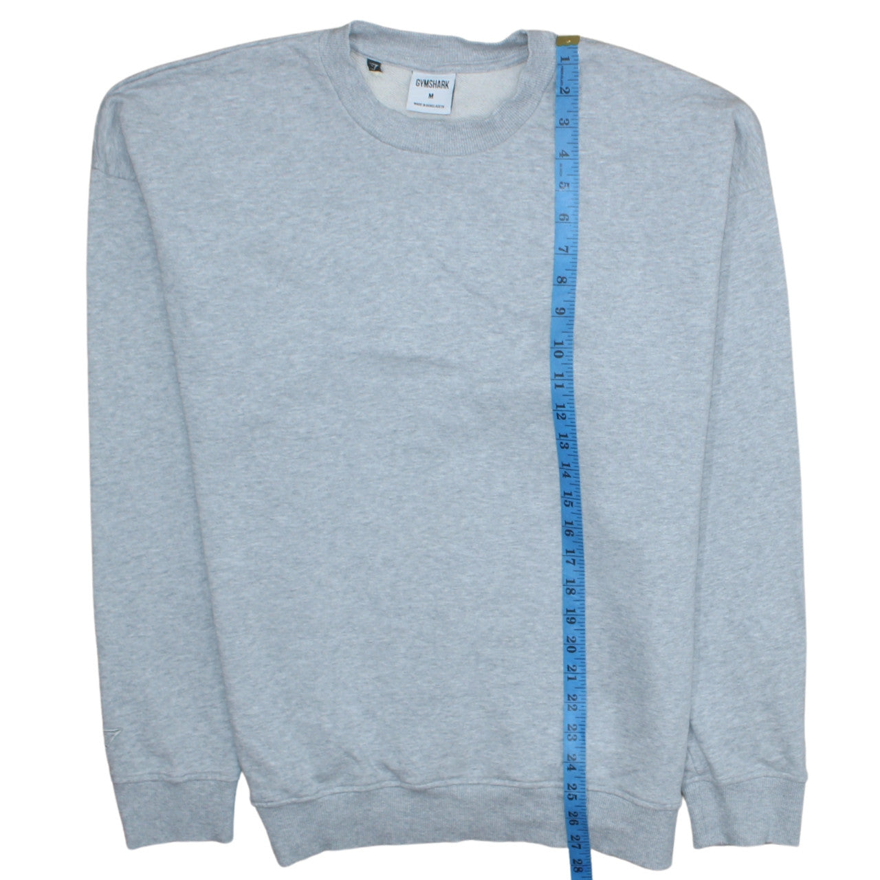 Gymshark Men's Grey Pullover Crew Neck Sweatshirt Size M Regular Fit