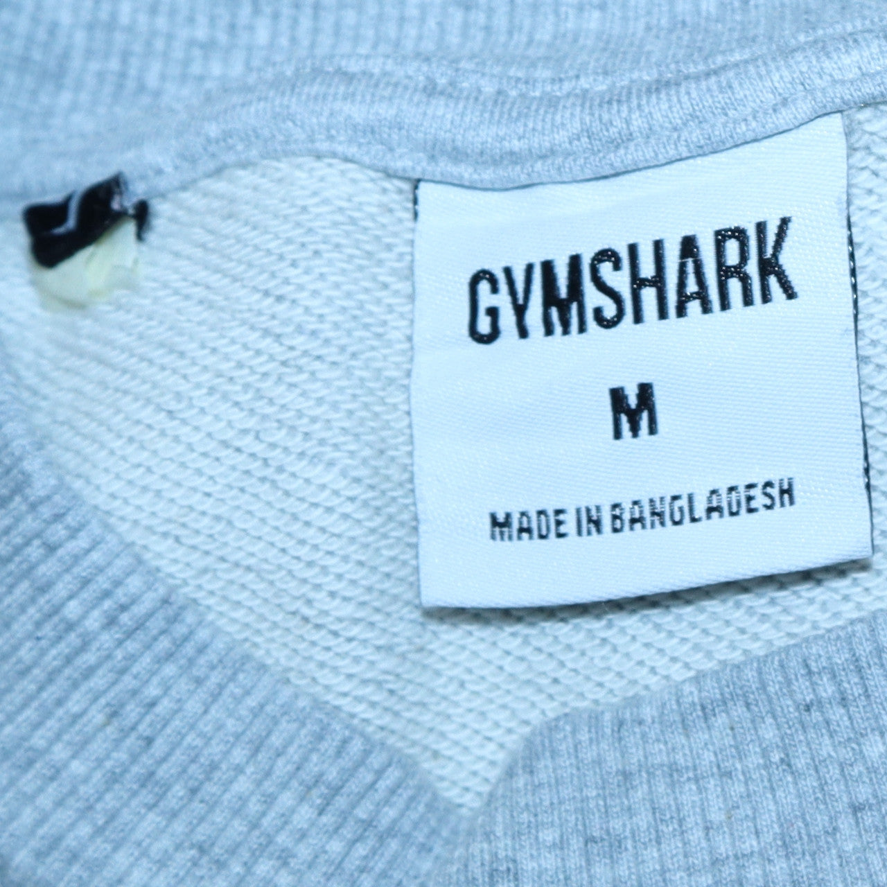 Gymshark Men's Grey Pullover Crew Neck Sweatshirt Size M Regular Fit