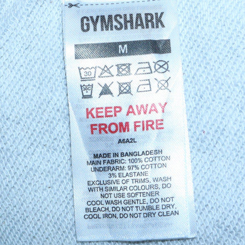 Gymshark Men's Grey Pullover Crew Neck Sweatshirt Size M Regular Fit