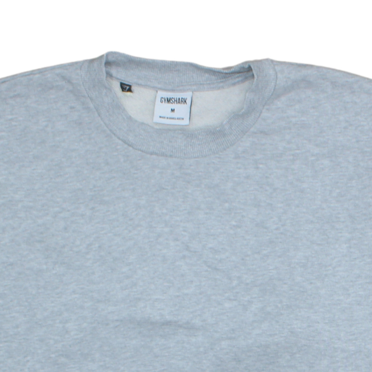 Gymshark Men's Grey Pullover Crew Neck Sweatshirt Size M Regular Fit