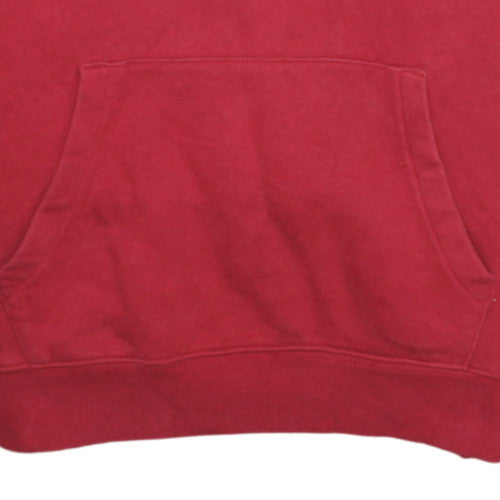GAP Mens Red Pullover Hoodie Small Cotton Blend Classic Style