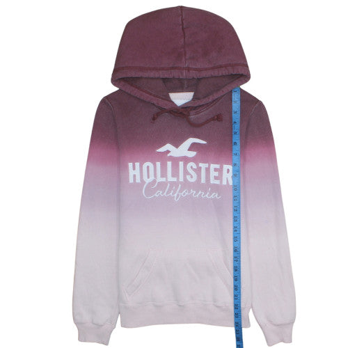 Hollister Men’s Purple Ombre Pullover Hoodie S Fleece Sweatshirt