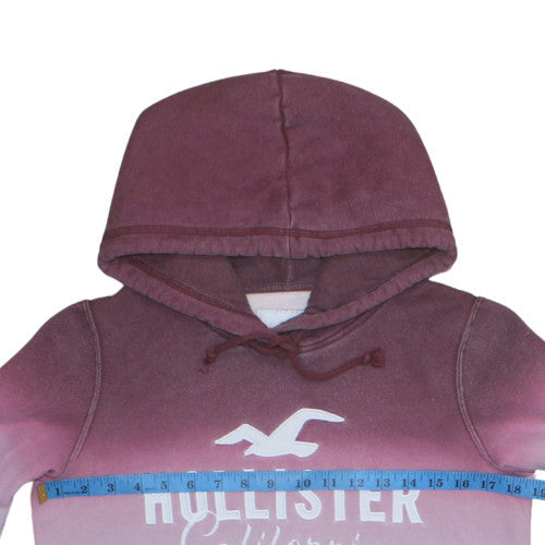 Hollister Men’s Purple Ombre Pullover Hoodie S Fleece Sweatshirt