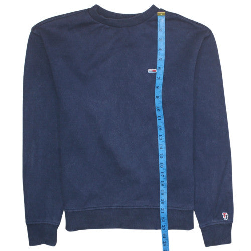 Tommy Jeans Men's Blue XS Crew Neck Pullover Sweatshirt
