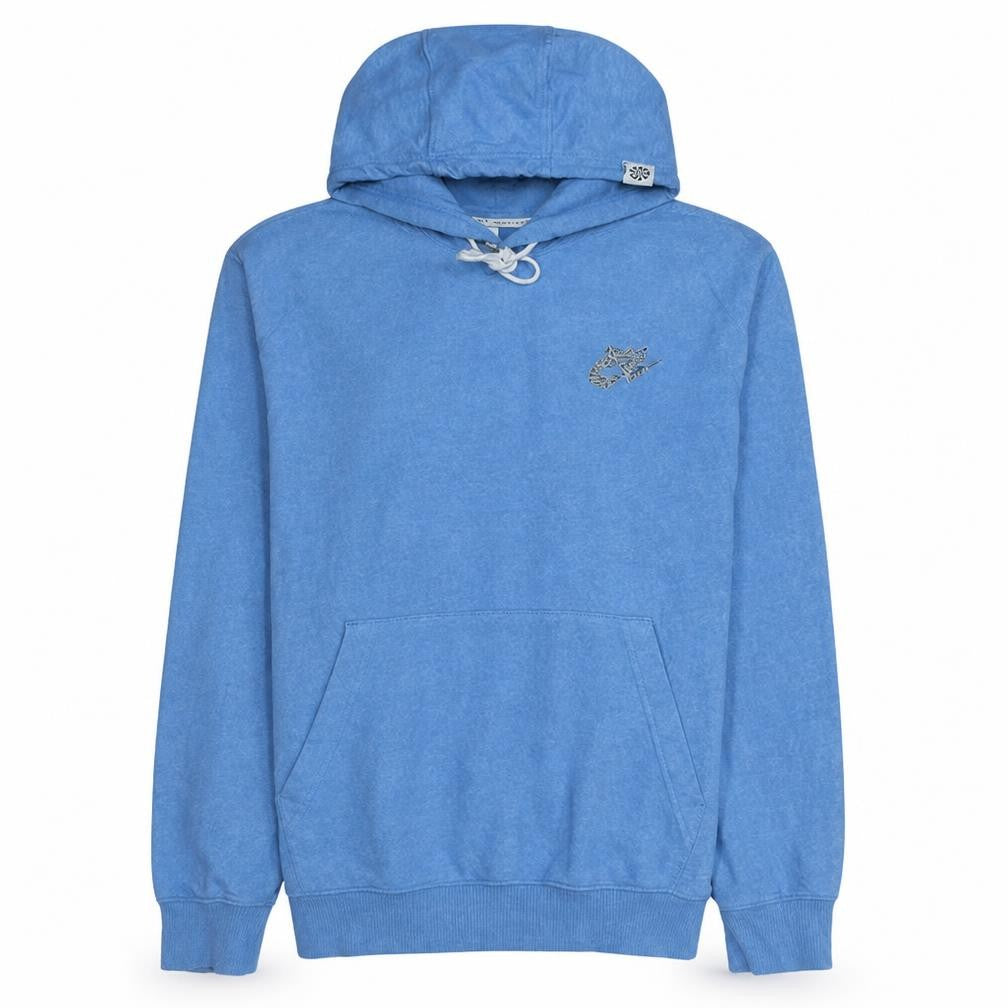 Nike Men's Blue Pullover Hoodie Size L Fleece Graphic Sportswear