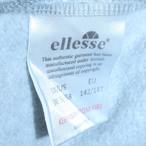 Ellesse Men's Grey 3XL Pullover Sweatshirt Graphic Logo Crew Neck