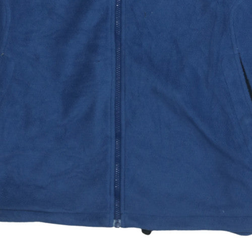 Columbia Men's Blue Fleece Full Zip Jacket Size L Outdoor Warm