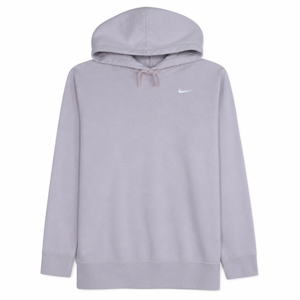 Nike Women Lavender Pullover Hoodie 1X Cotton Blend Logo Casual